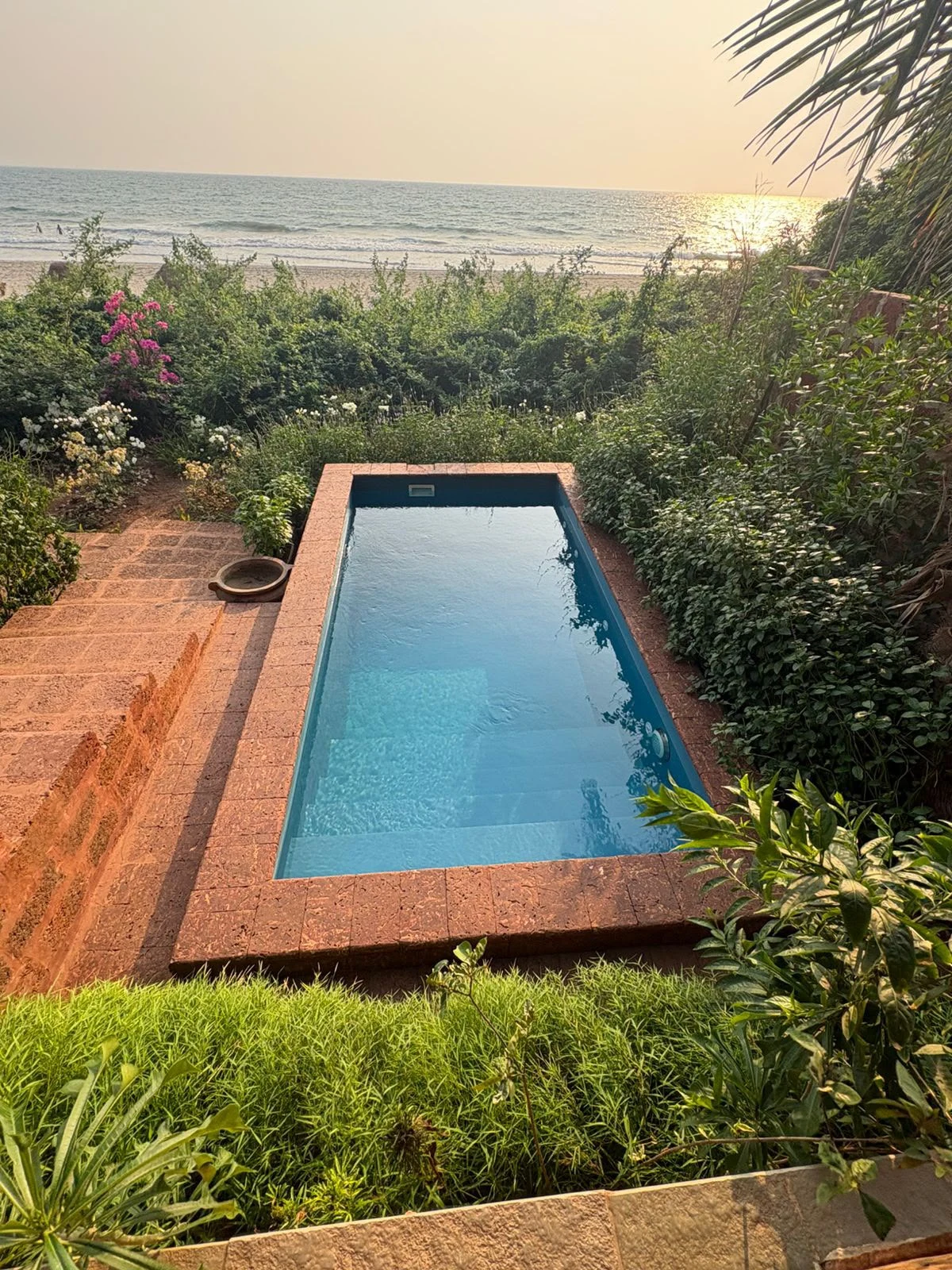 Landscape and pool setting