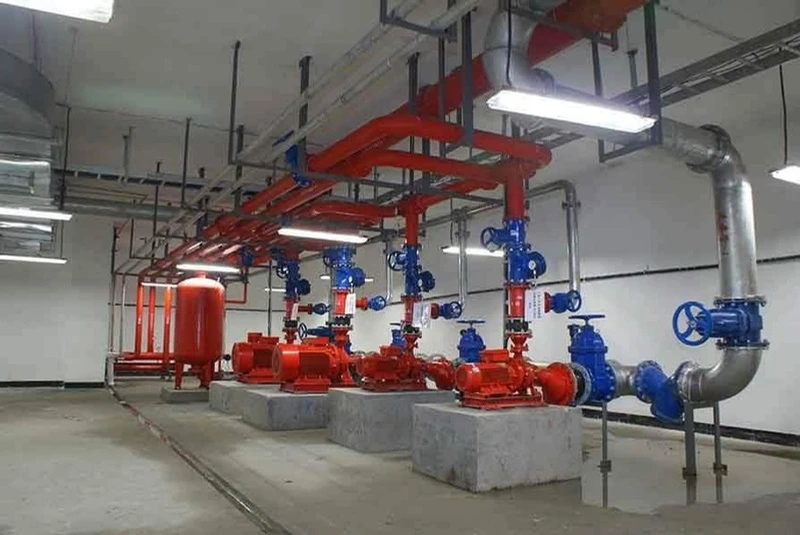 Pump and pipe installation